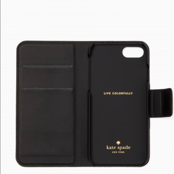 NWT Kate spade glitter wrap folio iPhone 8plus - Picture 7 of 8